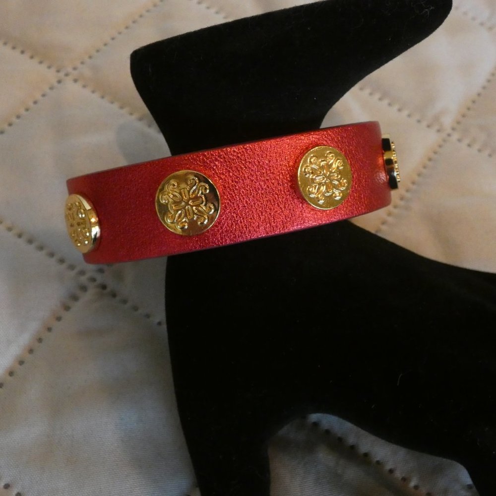 EUC Rustic Cuff Leather Meagen Wide Bracelet